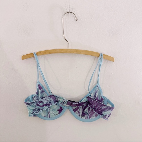 Urban Outfitters Out From Under Carly Tie Dye Bra Underwire Mesh - Picture 6 of 8